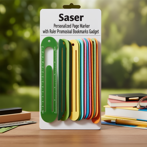 Marcador de Páginas Personalizado Saser con Regla, Gadget Promocional para Libros - Product Image 3