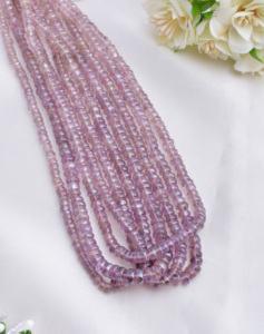 Perles d'améthyste rose revêtues d'améthyste 105,36 carats Collier de perles Perles d'améthyste Naturelles pour la fabrication de bijoux fins Pierre précieuse - Product Image 1