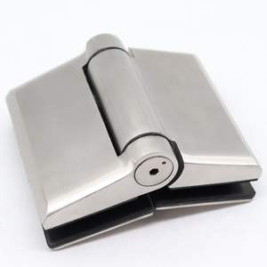 Valla de barandilla de piscina Puerta de resorte oscilante Bisagra de abrazadera de puerta de vidrio de cierre automático de pared a vidrio - Product Image 1