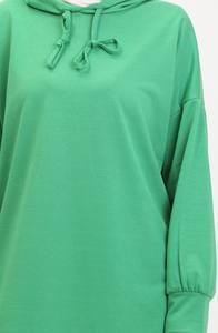 ชุดฮู้ดดี้สตรีแบบสปอร์ตสไตล์มุสลิม แขนยาว ทรงหลวม ใส่สบาย เหมาะสำหรับใส่ลำลองหรือออกกำลังกาย - Product Image 5