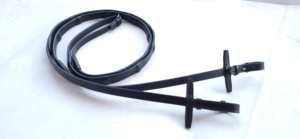 Productos ecuestres de India Riendas para eventos de cuero de alta calidad con tapones de agarre suave y manual Carreras de caballos - Product Image 6