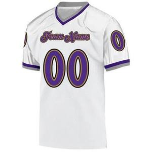 ชุดเสื้อฟุตบอลอเมริกันแขนครึ่งแขนผ้าโพลีเอสเตอร์ระบายอากาศได้ดี100% - Product Image 2