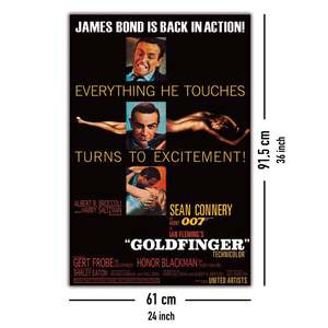 Técnicas gráficas de impresión offset de la película Goldfinger de James Bond con Sean Connery - Product Image 5