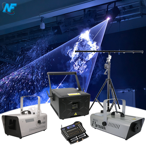 Luz <span class=keywords><strong>laser</strong></span> para casamento, performance RGB de flocos de neve e máquina de neblina com suporte de luz, controle dmx, show de casamento, 10W - Product Image 1