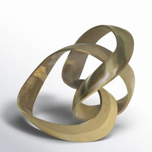 Venta superior de aluminio dorado al por mayor de aluminio dorado Jacobus esculturas abstractas figuritas de mesa India exportación para Decoración de mesa - Product Image 3