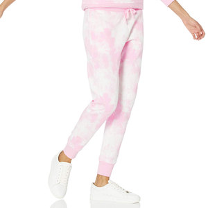 Joggers en coton personnalisés pour femmes côtelé cheville entraînement athlétique Fitness pantalon plat avant Style Streetwear pantalons de survêtement impression DTG - Product Image 3