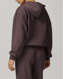 เสื้อฮู้ดแขนยาวสำหรับผู้หญิงเสื้อฮู้ดทรงหลวมแฟชั่นลำลองฤดูใบไม้ผลิฤดูหนาว - Product Image 4