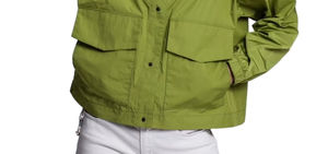 Chaqueta corta para exteriores para mujer, cortavientos, forro de malla, caja transpirable de secado rápido, bolsillos, nuevo diseño, servicios OEM, tarifa mayorista - Product Image 6