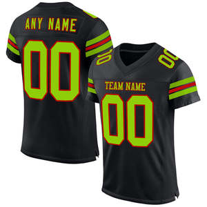 Maillot de football américain adapté à l'entraînement pour les jeunes Jeu École Club Pratique Match Uniforme d'équipe durable personnalisé - Product Image 3