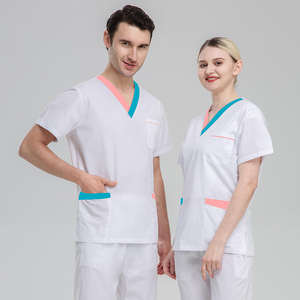 Enfermeras médicas de alta calidad, conjuntos de uniformes de enfermería elásticos, joggers de verano, traje de Hospital para mujer - Product Image 3