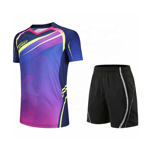 Short de badminton pour hommes de haut fabricant nouveauté uniforme de logo personnalisé avec des conceptions de sublimation Offre Spéciale nom d'équipe tennis - Product Image 1