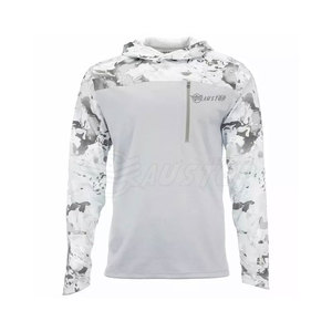 Sweat à capuche de pêche pour homme, bloc de couleur personnalisé, sweats à capuche sublimés élégants en tissu polyester 2025 - Product Image 2