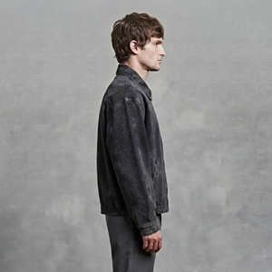 High Quality <b>Custom</b> Made 100% Cotton 14 OZ Long sleeve Winter casual wear <b>Denim</b> <b>Jacket</b> with <b>Custom</b> Embroidery Logo Men <b>jacket</b> - Product Image 2