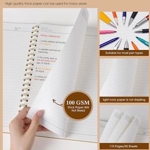 <span class=keywords><strong>Quaderno</strong></span> <span class=keywords><strong>a</strong></span> <span class=keywords><strong>spirale</strong></span> con copertina rigida, formato <span class=keywords><strong>grande</strong></span>, adatto per lavoro, scuola, scrittura, appunti, affari. - Product Image 5