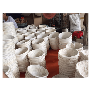 Vente en gros de bannentons en osier faits à la main pâte de rotin 9/10 pouces paniers ovales d'épreuvage de pain ensemble avec couvercle de doublure - Product Image 2