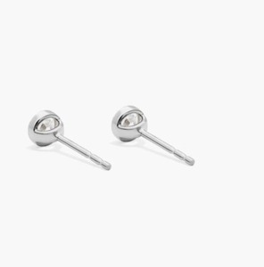 ต่างหูง่ามแบบทันสมัยประดับเพชรสวยงาม14KT ทองคำผ่านการรับรองมาตรฐาน IGI ชุบทอง - Product Image 3