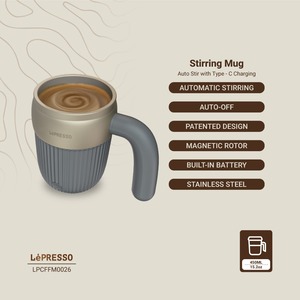 LePresso 450ML Tasse de voyage contemporaine à agitation magnétique automatique - Product Image 2