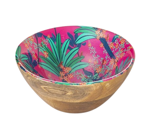 Bols en bois tendance avec une couleur naturelle, forme ronde, bols de service pour la nourriture, utilisation à la maison et dans les hôtels, vaisselle - Product Image 4