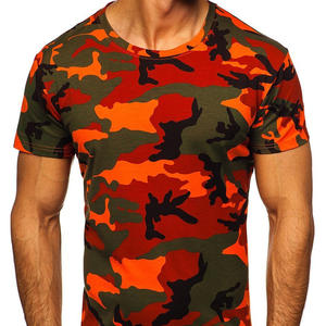 T-shirt graphique personnalisé camouflage pour homme, sublimation, tissu respirant, tenue décontractée pour les vacances à la plage, fabrication OEM personnalisée - Product Image 2