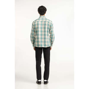 Camisas Casuales para Hombre, 100% Algodón, Doble Botonadura, Satén, Colección Verano, Corte Regular - Product Image 4