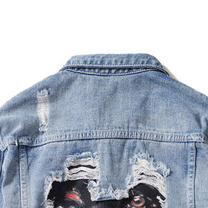 Veste en jean formelle à capuche en toile de haute qualité pour homme et femme, imperméable, respirante, élégante, directement de l'usine - Product Image 2