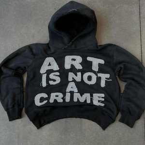 Sudadera con capucha Unisex Vintage lavada con ácido, estampado de letras de gran tamaño, apliques bordados desgastados multicolores, bordado 3D para hombres - Product Image 3