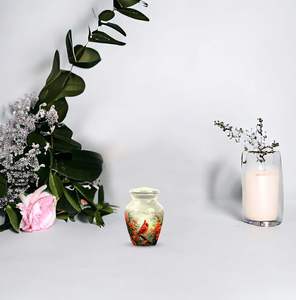 Urnes cardinales rouges d'oiseaux pour cendres adultes urnes funéraires pour papa grande urne pour homme femme urne funéraire pour hommes adultes femmes taille personnalisée - Product Image 4