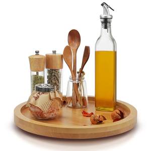 Unique Design Wooden <b>Lazy</b> <b>Susan</b> Extremely Good Design Kitchen Organizer Wooden <b>Lazy</b> <b>Susan</b> Best Selling - Product Image 5