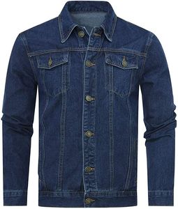 Chaquetas vaqueras de invierno Vintage para hombre con botones delanteros 100% algodón tendencia ecológica 2025 estilos - Product Image 1