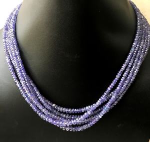 ลูกปัดแทนซาไนต์ธรรมชาติทรงเหลี่ยม สำหรับทำเครื่องประดับอัญมณีชั้นดี - Product Image 2