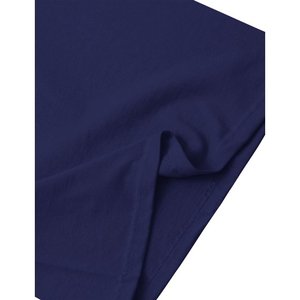 100% coton lourd t-shirt été couleur unie 230 g hommes blanc décontracté tout match col rond automne épaule à manches courtes - Product Image 4