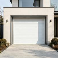 Porte de garage sectionnelle automatique sur mesure, télécommandée, antivol, anti-poussière, résistante au vent, pour villa privée, maison indépendante