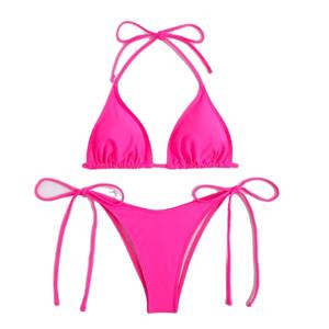 Maillots de bain sexy pour femmes, bikini deux pièces, design tendance, vêtements de plage d'été, fabricant - Product Image 6