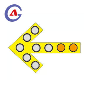 مخصص 360 دوران الشمسية بدعم وميض مقطورة شنت المرور علامات LED لوحة إضاءة أسهم إشارة مجلس - Product Image 4