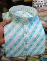 Pyjama Kurta pour hommes et enfants avec séquence travaillé par l'exportateur en gros Fabzone