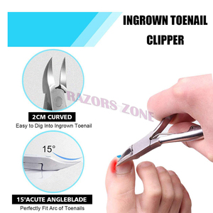 Toenail Care Set 9 Herramienta de corrección de removedor de uñas encarnadas Pedicura de pies - Product Image 6