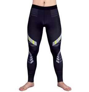 Nouveau modèle Leggings d'entraînement pour hommes Fitness Leggings de compression personnalisés à séchage rapide pour hommes au Pakistan - Product Image 4