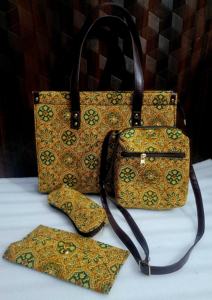 2025 moda Bohemia bolsa de viaje para pañales funda para gafas Sling sobre 4 piezas conjunto combinado para mamá bebé Logotipo de algodón acolchado - Product Image 4