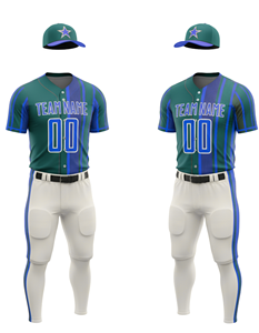 Uniformes de baseball pour jeunes et adultes-Maillot et pantalon d'équipe entièrement personnalisables, à séchage rapide et durables - Product Image 1