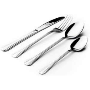 Elegant Stainless Steel Silverware Set with a High-shine <b>Mirror</b> Finished Ultra-<b>lightweight</b> Ergonomic Handle Design - Product Image 3