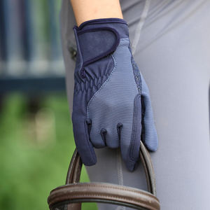 ถุงมือขี่ม้าถุงมือขี่ม้ากันลื่นออกแบบมาใหม่ล่าสุดระบายอากาศออกแบบโลโก้ได้ตามต้องการ - Product Image 3