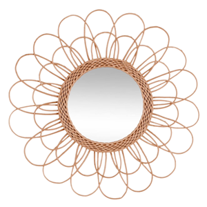 Vente en gros de décoration murale suspendue en rotin avec miroir Design charmant pour la chambre et la décoration intérieure pour les occasions de mariage et d'anniversaire Vietnam - Product Image 1