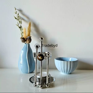 Main Tradebyd Métal Bakhoor Brûleur Décoratif Arabe Mukhbar Idéal pour les Acheteurs de Cadeaux de Luxe - Product Image 1