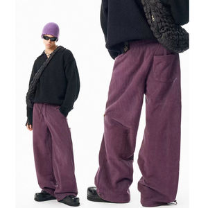 Ensemble sweat à capuche oversize et pantalon de survêtement large en molleton épais pour femme, avec logo brodé personnalisé, motif uni, idéal pour l'hiver - Product Image 5