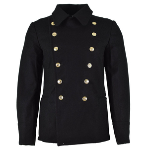 เสื้อโค้ทขนแกะขนยาวสำหรับผู้ชายเสื้อโค้ทขนแกะแบบคลาสสิกสำหรับ2025งานปักโลโก้ตามสั่ง - Product Image 3