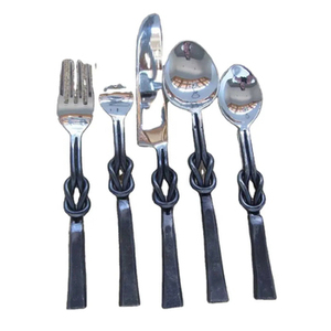 Stainless Steel <b>Flatware</b> Set with Mirror Finished Perfect for Elegant Dining Ware and Kitchenware Accessories Luxury Kitchen - Product Image 5