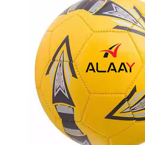 Alaay Custom Official Match Balones de fútbol 5 Opciones de tamaño PVC Cuero y PU Cosido para entrenamiento - Product Image 4