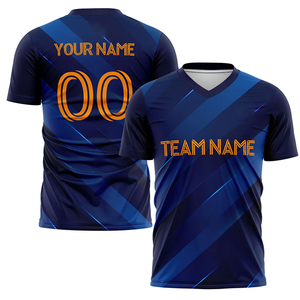 Jersey de fútbol impermeable de secado rápido y UNIFORMES DE EQUIPO DE ALTO RENDIMIENTO impresos personalizados - Product Image 5