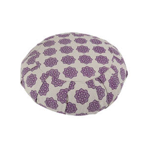 Coussin de méditation en coton biologique pour adultes, coussin de sol, coussin de yoga Zafu - Product Image 4