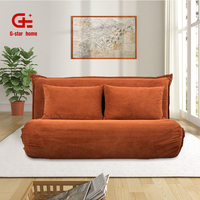 Sofá reclinable turco de terciopelo de lujo moderno, tamaño Queen, marco de Metal plegable de 1,5 m para el hogar, Hotel, apartamento, dormitorio